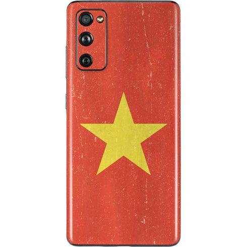 Vietnam Flag Distressed Galaxy S20 Fan Edition Skin
